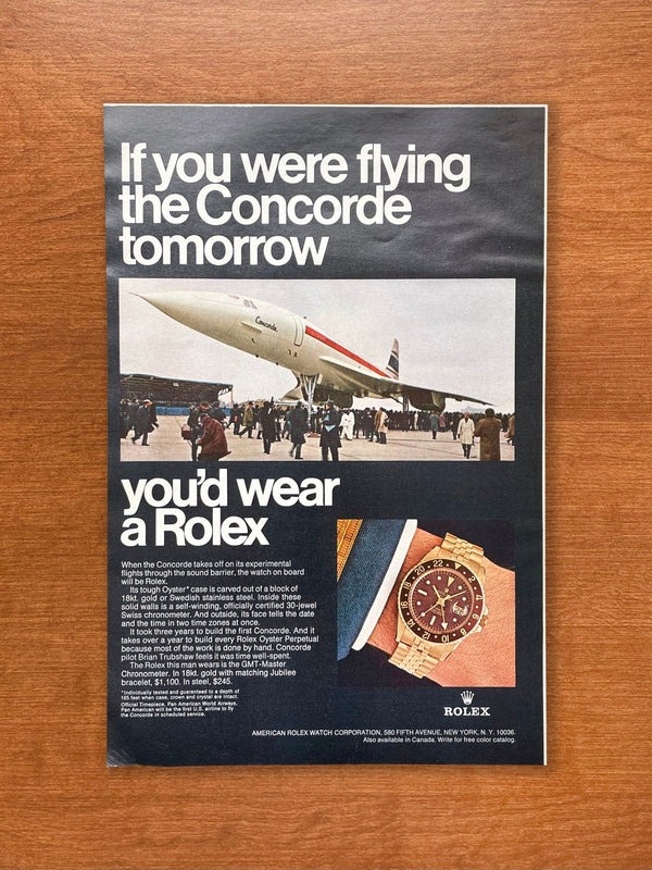 ROLEX ロレックス 1932年 広告 ロレックス広告 【1934年頃】 オイスター腕時計2点