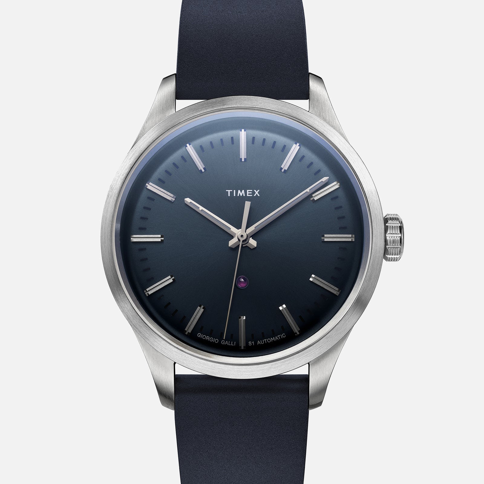 Soldier image of the blue Timex Giorgio Galli S1 Automatic 38mm