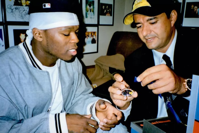 50 Cent and Jacob Arabo. 