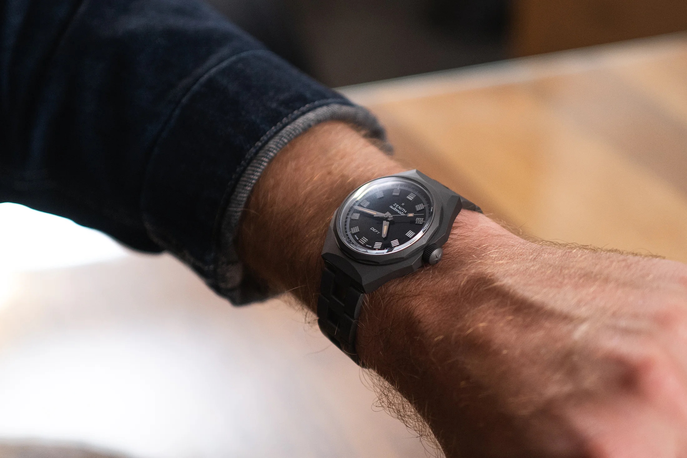 zenith defy revival shadow on bracelet