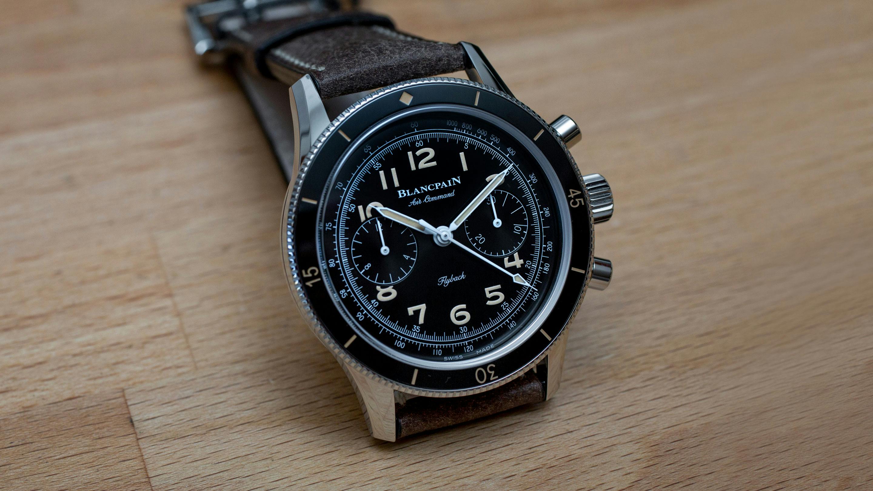 BLANCPAIN Flyback クロノグラフ腕時計 Introducing: ブランパン エアコマンド フライバッククロノグラフ限定