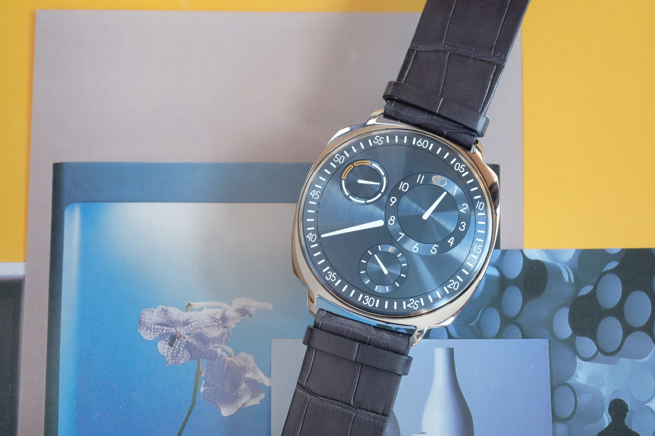 ressence type 1 squared blue dial