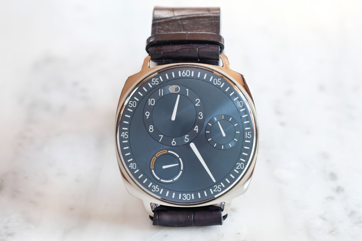 ressence type 1 squared blue dial
