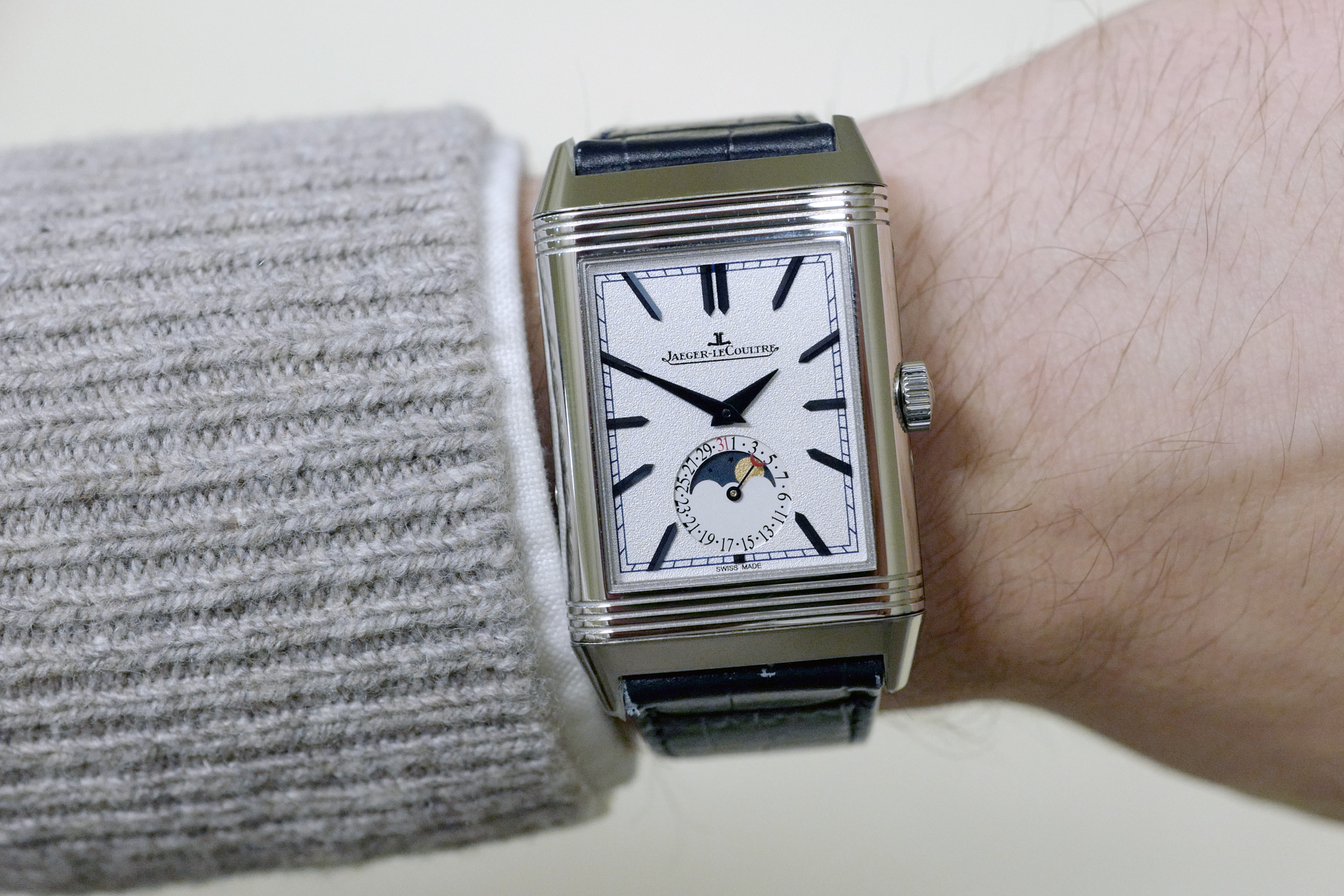 Jaeger-LeCoultre Reverso Tribute Moon wristshot