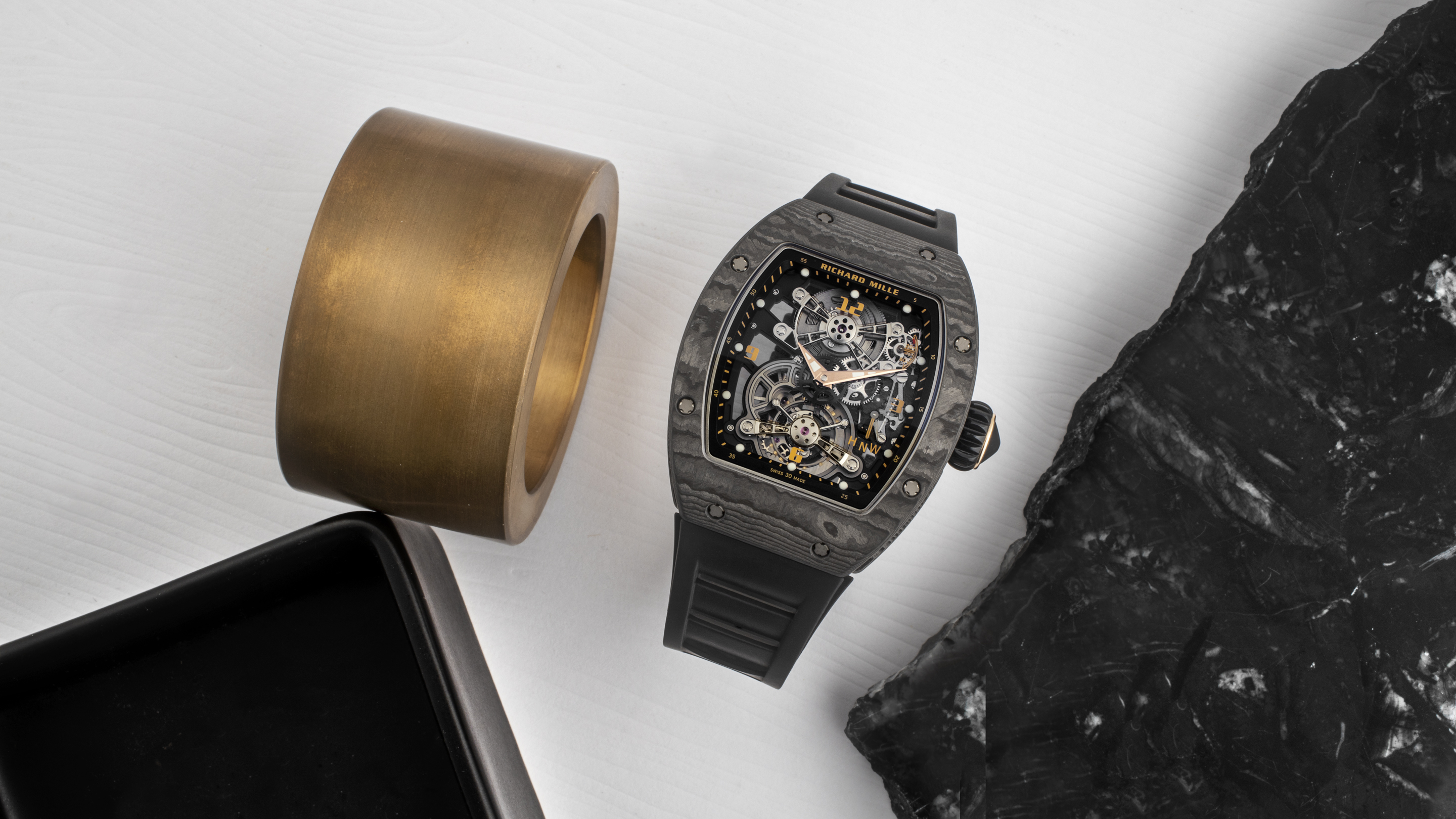 Richard Mille RM11用ベルトクロコボルドー Richard Mille RM11用