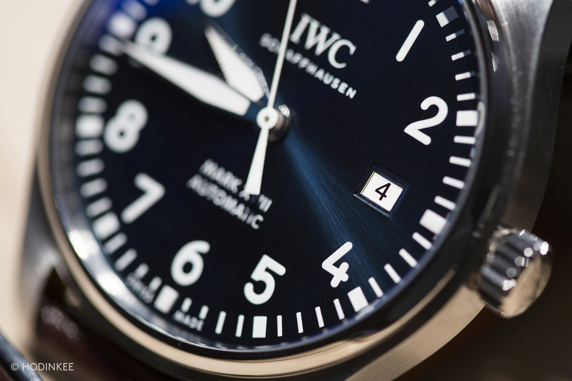 iwc le petit prince mark xviii dial closeup