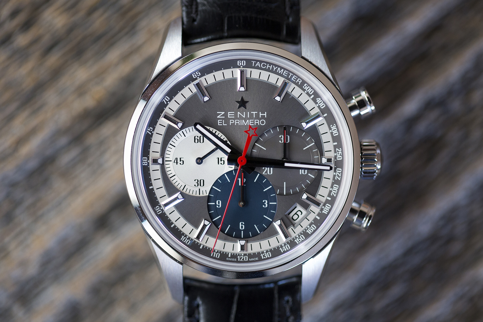 The Zenith El Primero Chronomaster 38mm dial