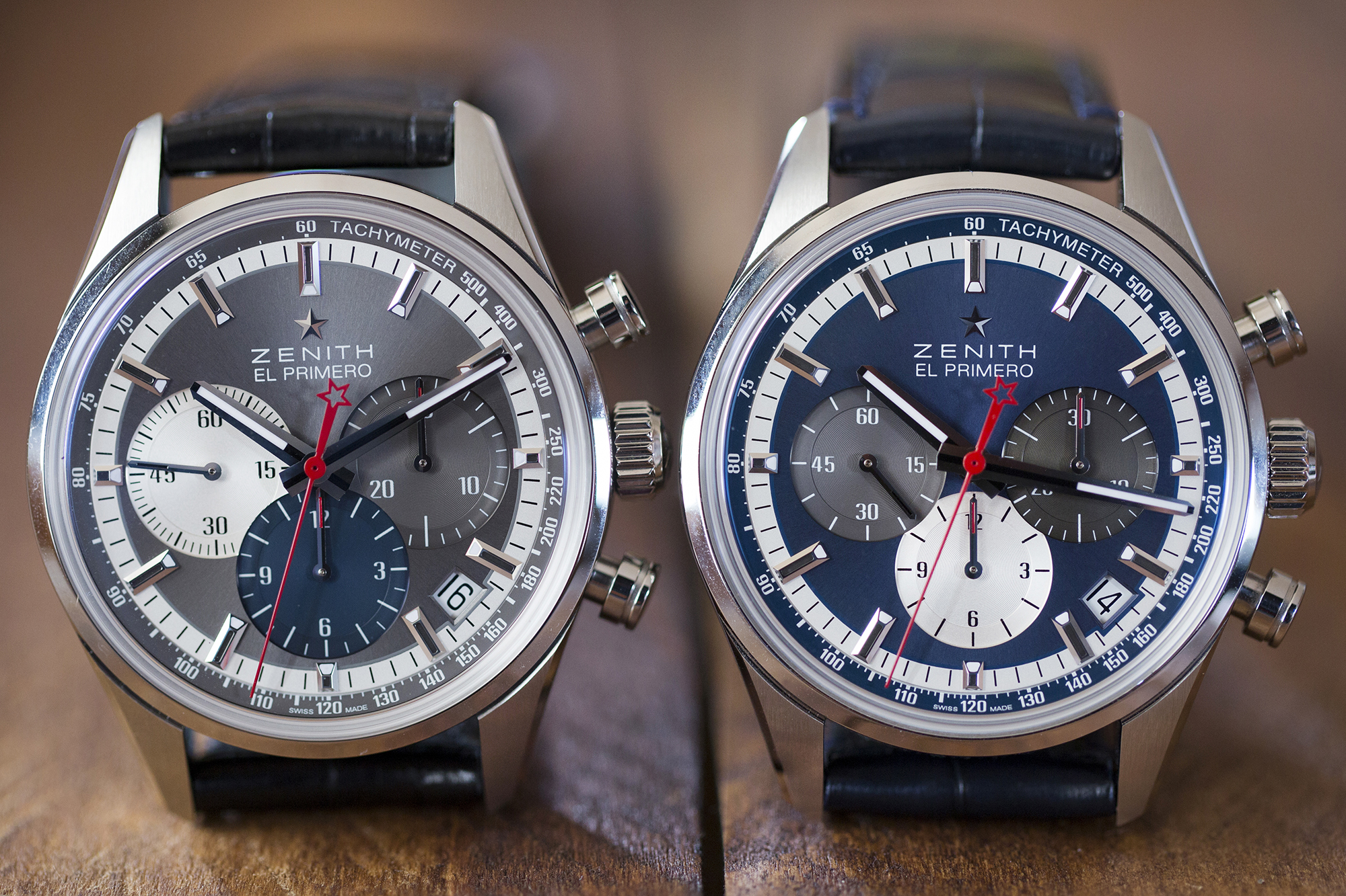 The Zenith El Primero Chronomaster 38mm two dial versions