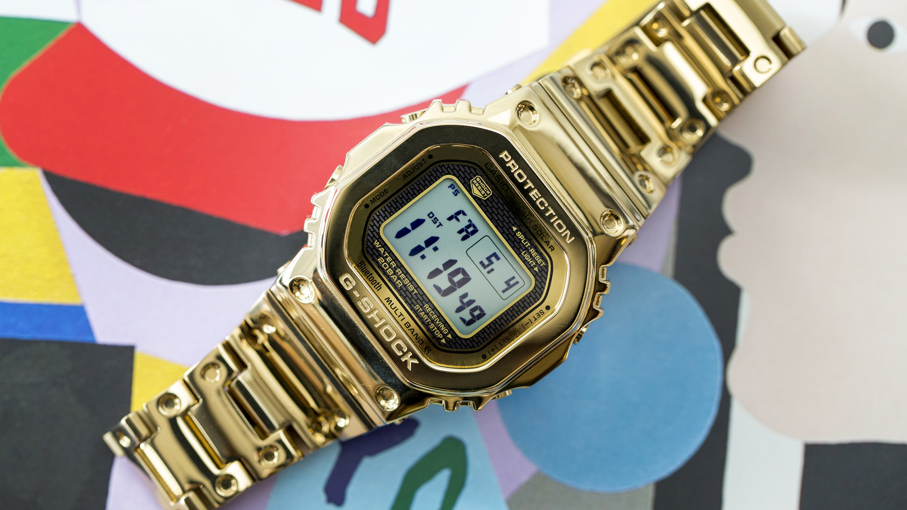 写真に写っているもののみですG shock GMW-B5000 ゴールド - 腕時計(デジタル)