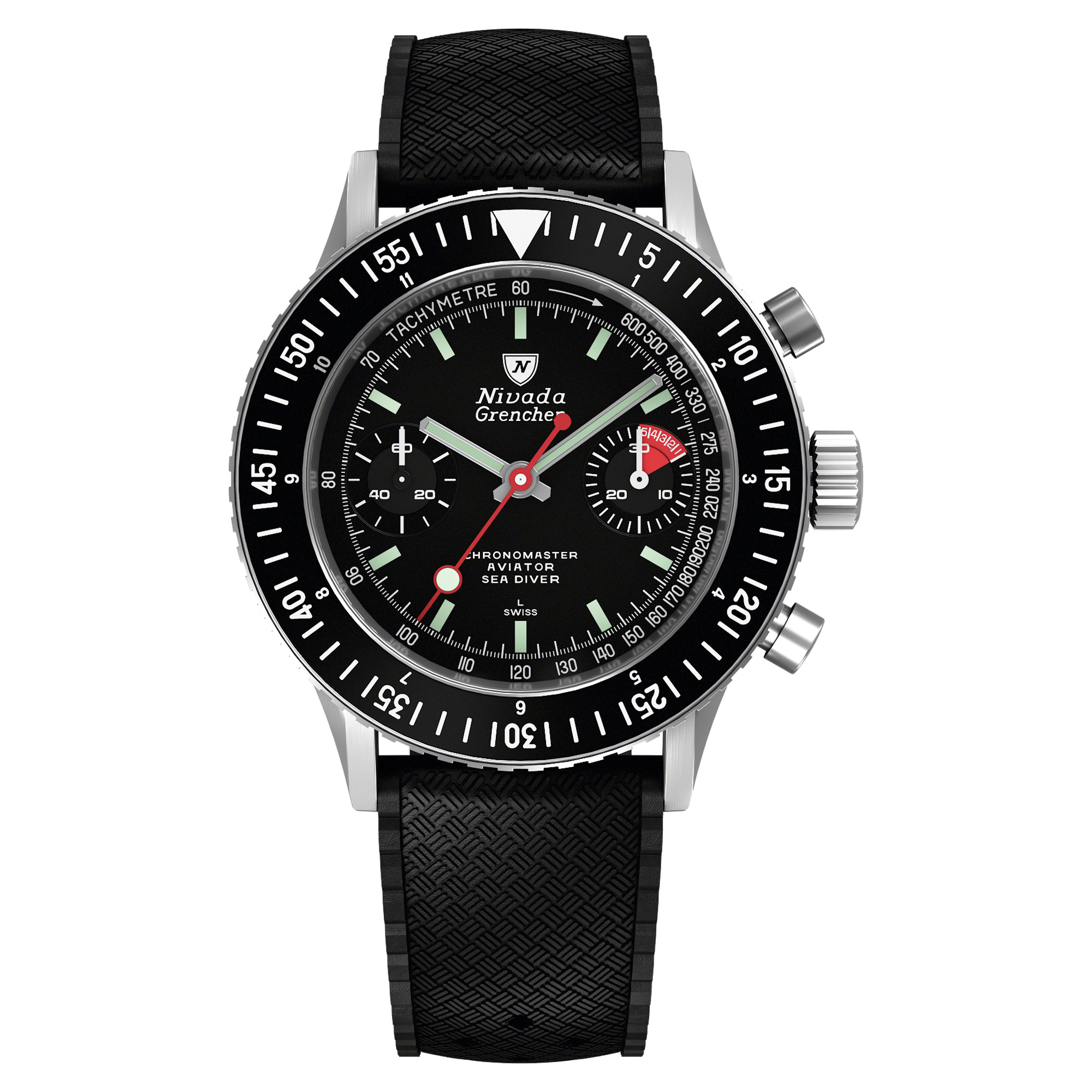 Nivada Trevana 手巻き 時計 Introducing: ニバダ グレンヒェンが復活し新型のクロノマスター