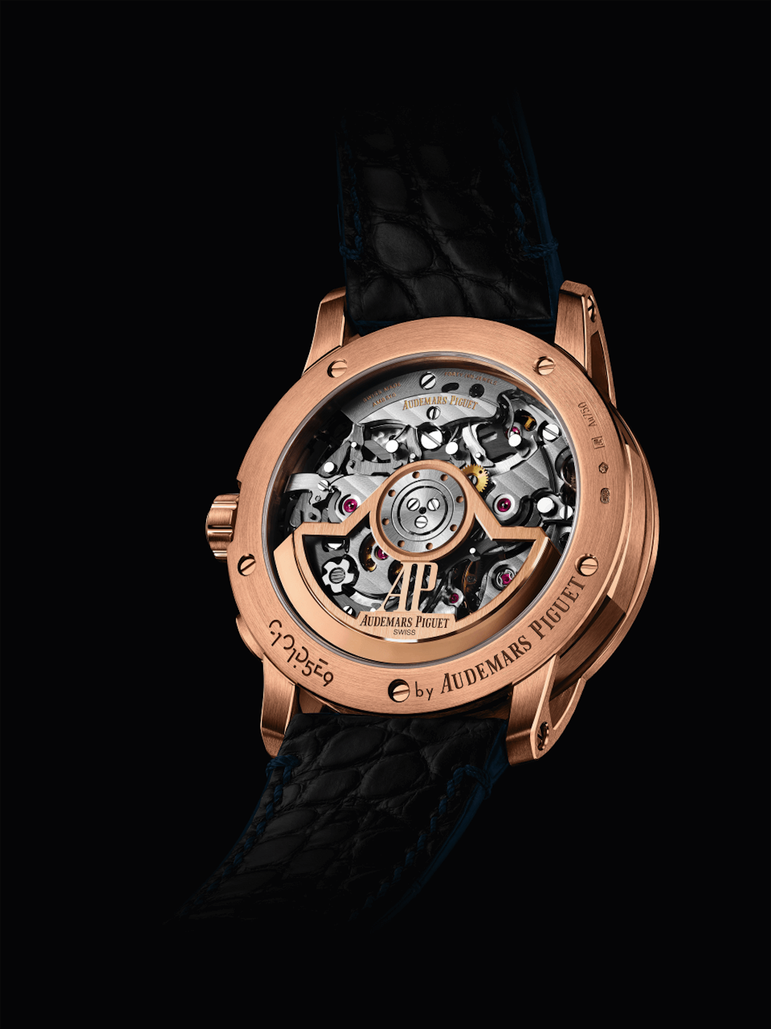 CODE 11.59 クロノグラフの裏側。