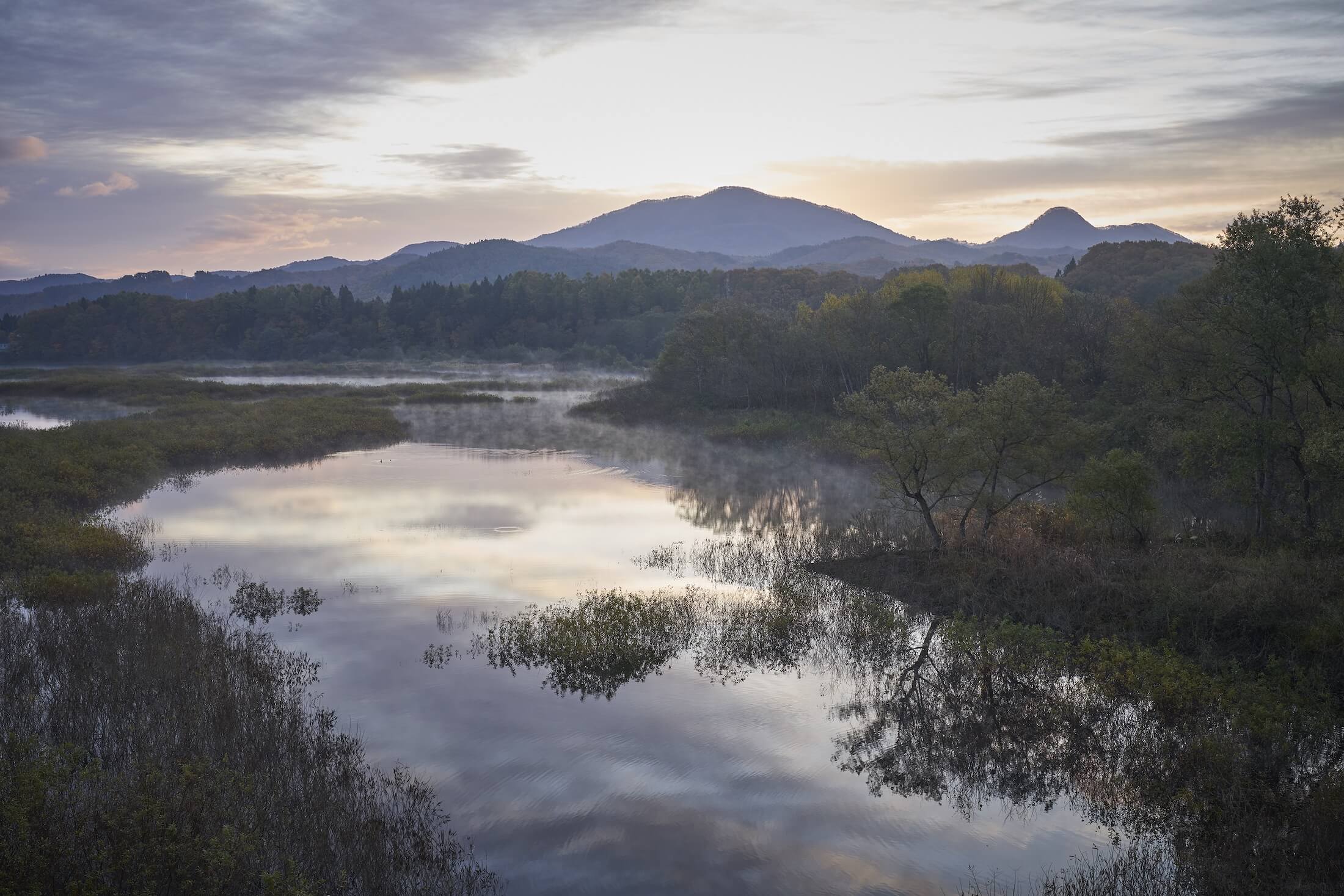 雫石町の岩手山