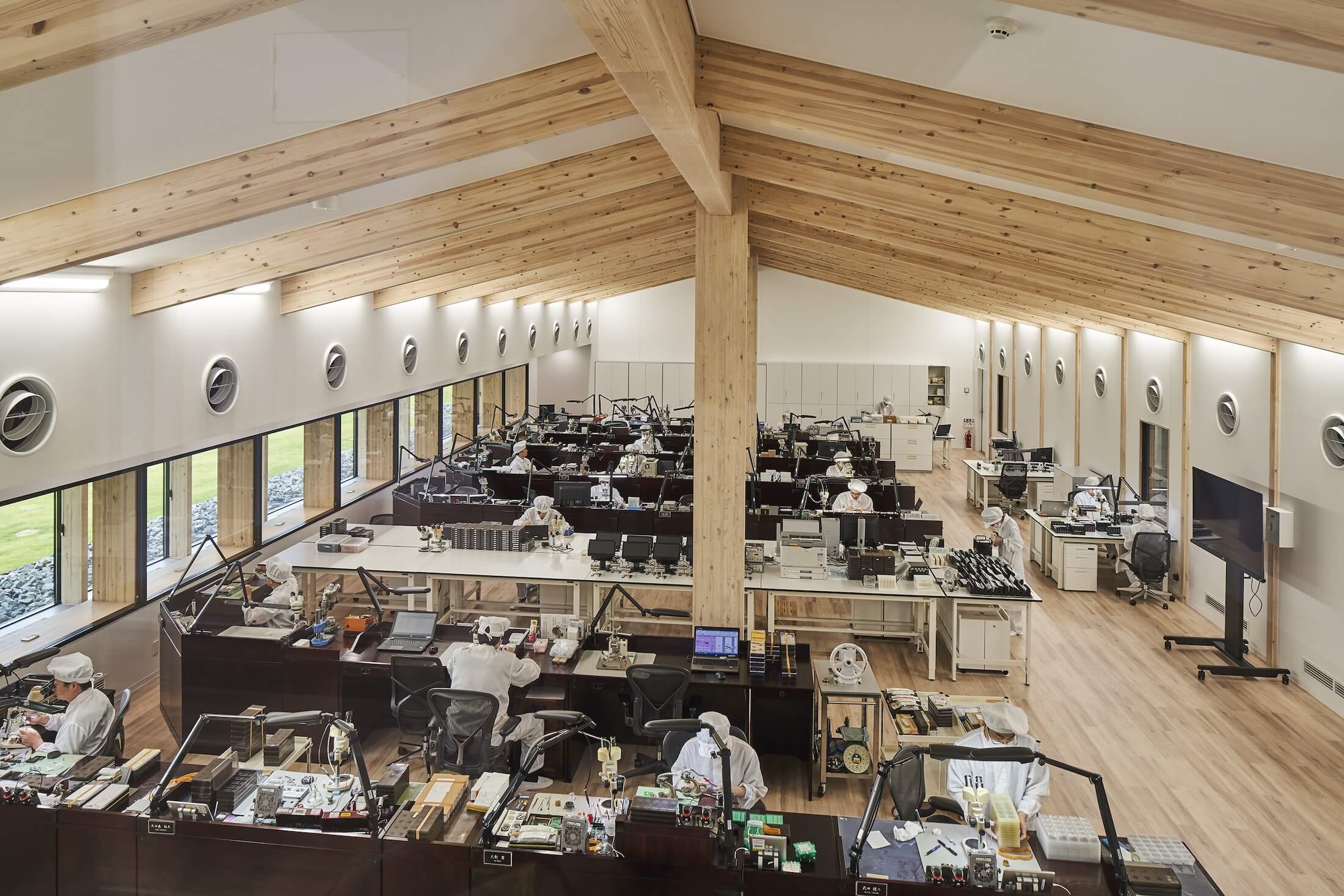 グランドセイコースタジオ 雫石のクリーンルーム
