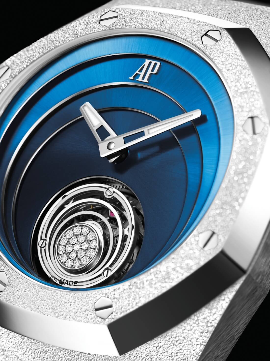 オーデマ ピゲ　ロイヤル オーク コンセプト フロステッドゴールド フライング トゥールビヨンのダイヤルアップ