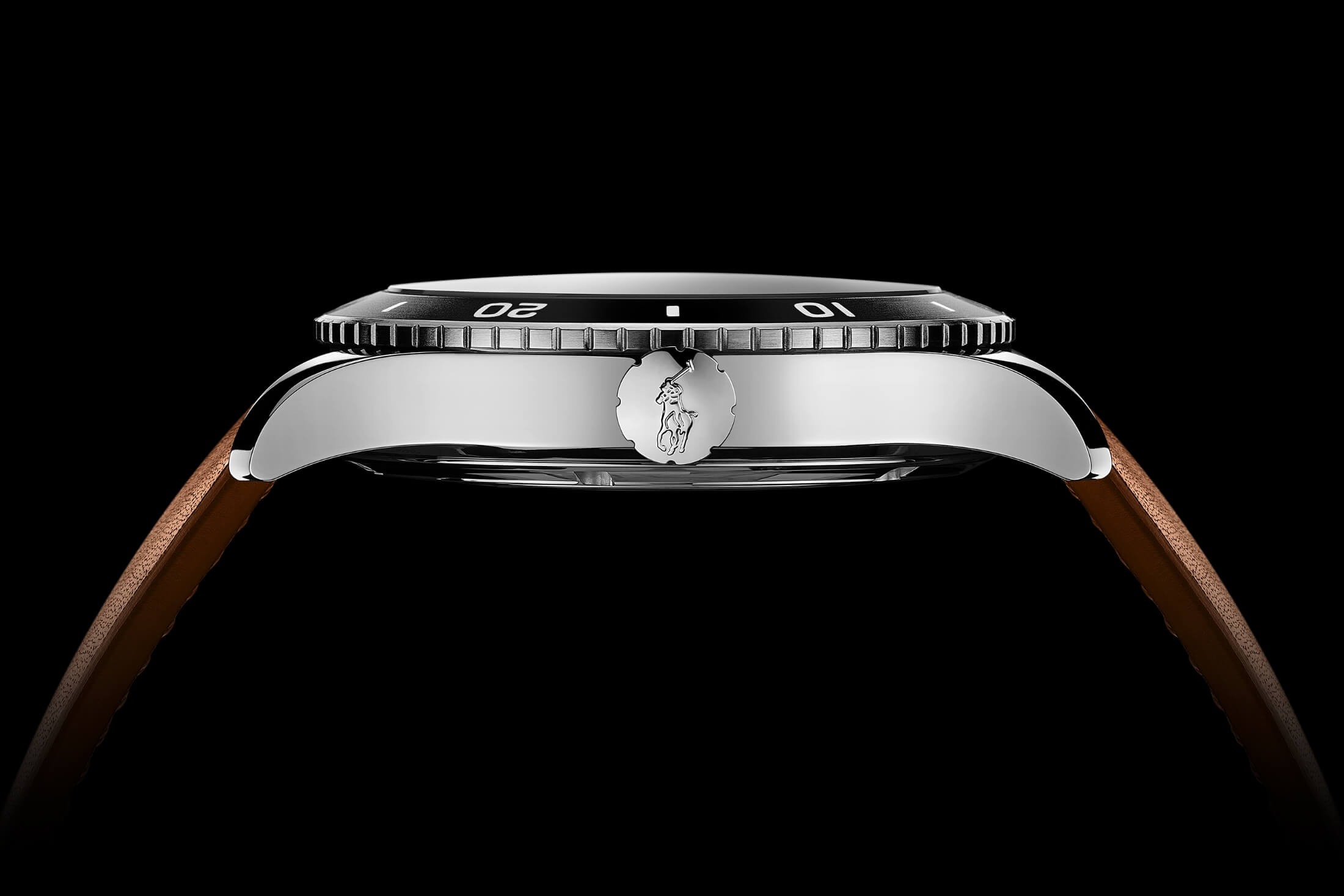 ラルフ ローレン　ポロ ウォッチ コレクションのケースサイド