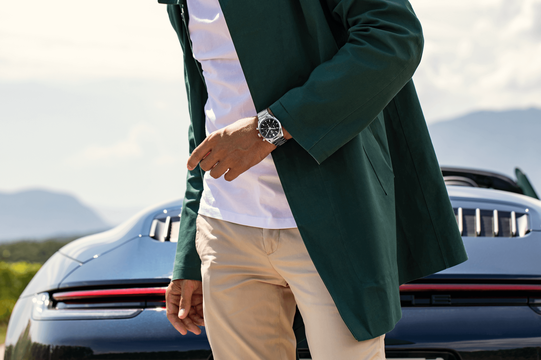 タグ・ホイヤー　カレラ キャリバー ホイヤー02 クロノグラフのライフスタイルショット