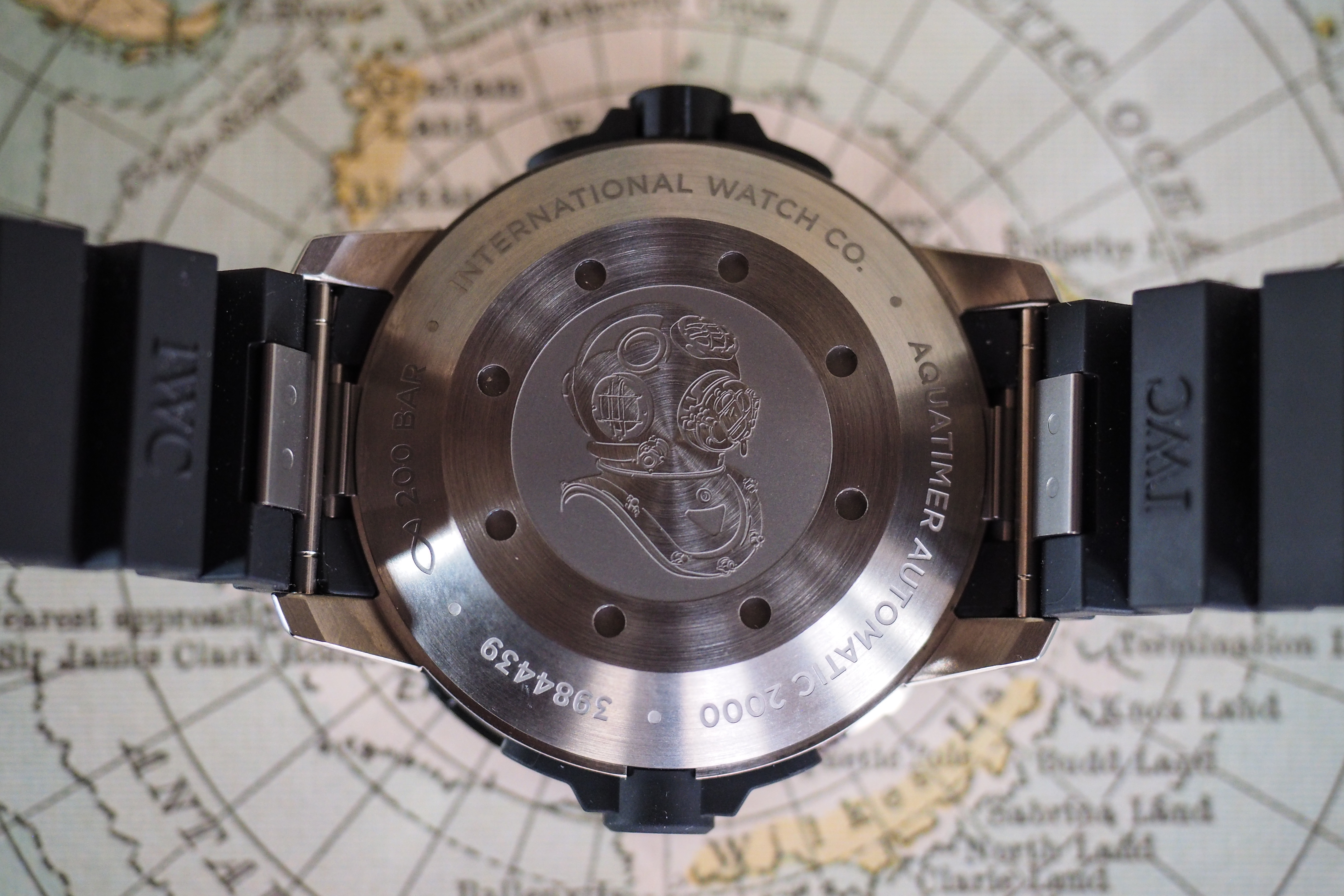 IWC Automatic Aquatimer 2,000 Meters caseback