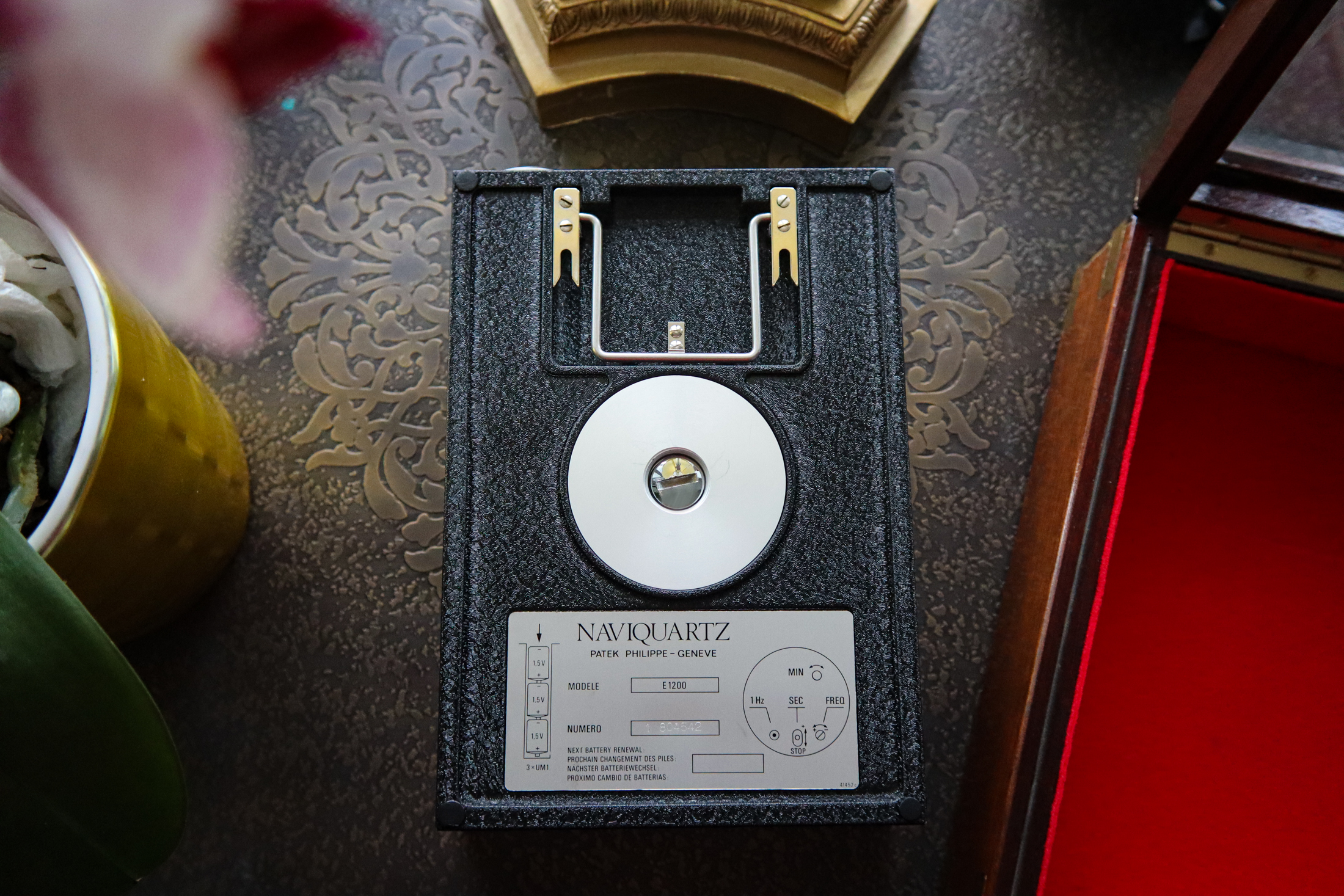 パテック フィリップ 置時計 4186J パテックフィリップ(PATEK PHILIPPE) レクタングルウォッチ 中古