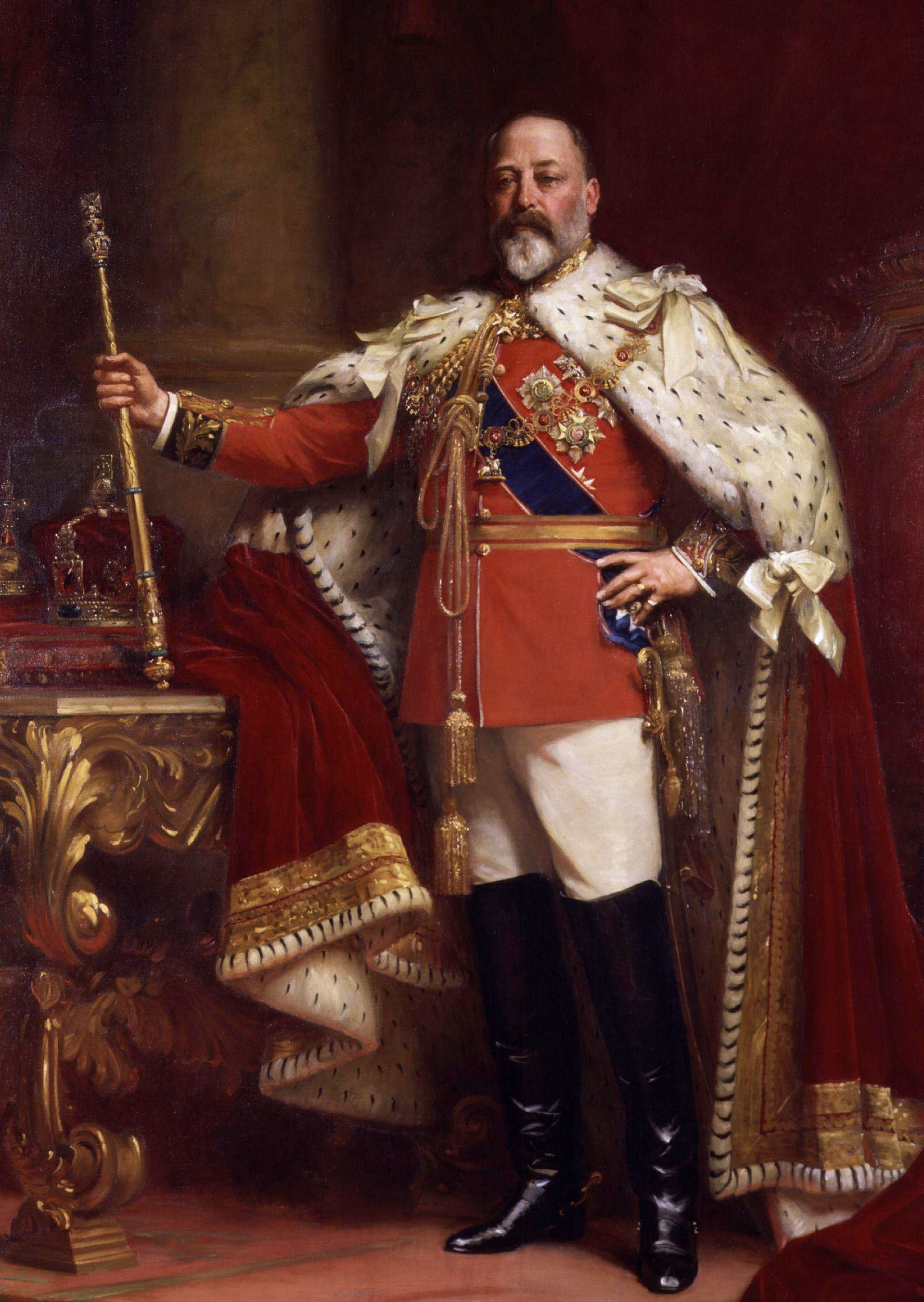 coronation robes edward vii