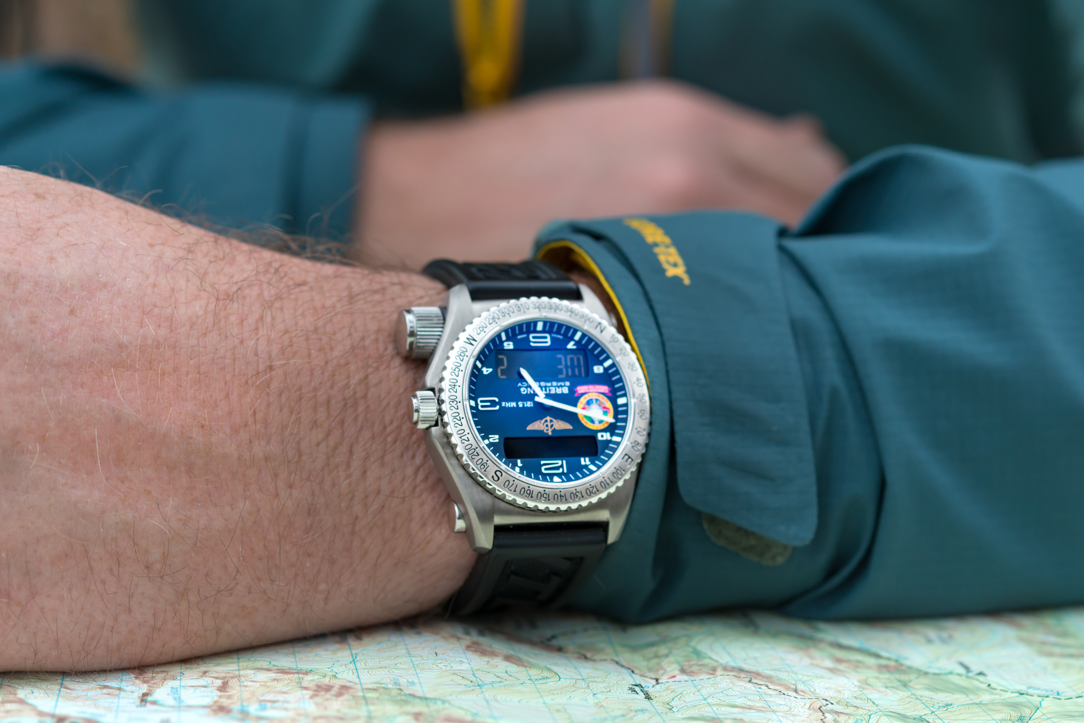 breitling emergency wristshot