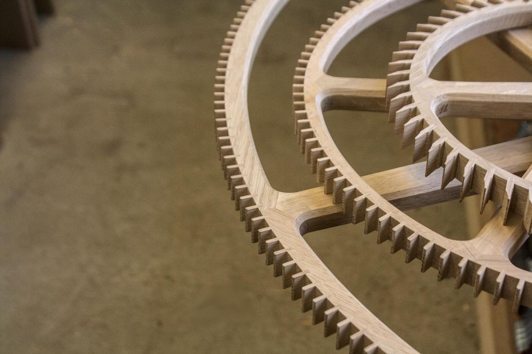 Wheels after sanding.