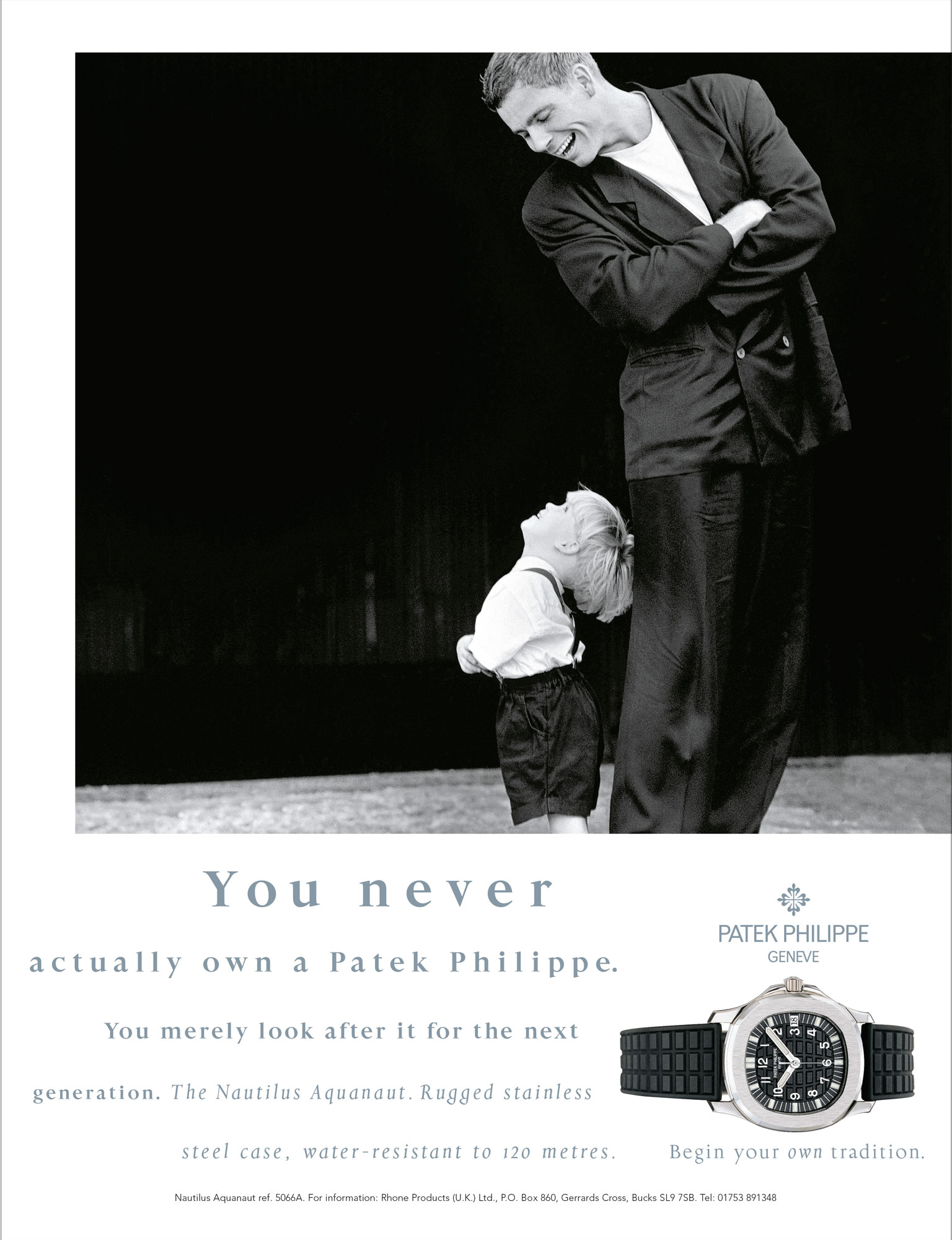 aquanaut patek philippe generations advertisement