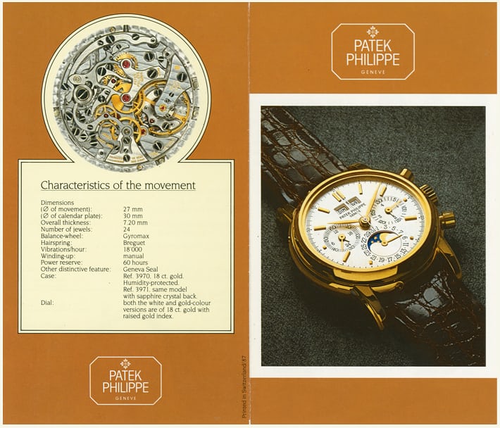 Reference Points: パテック フィリップ パーペチュアルカレンダー・クロノグラフの歴代モデルを理解する - Hodinkee  Japan （ホディンキー 日本版）