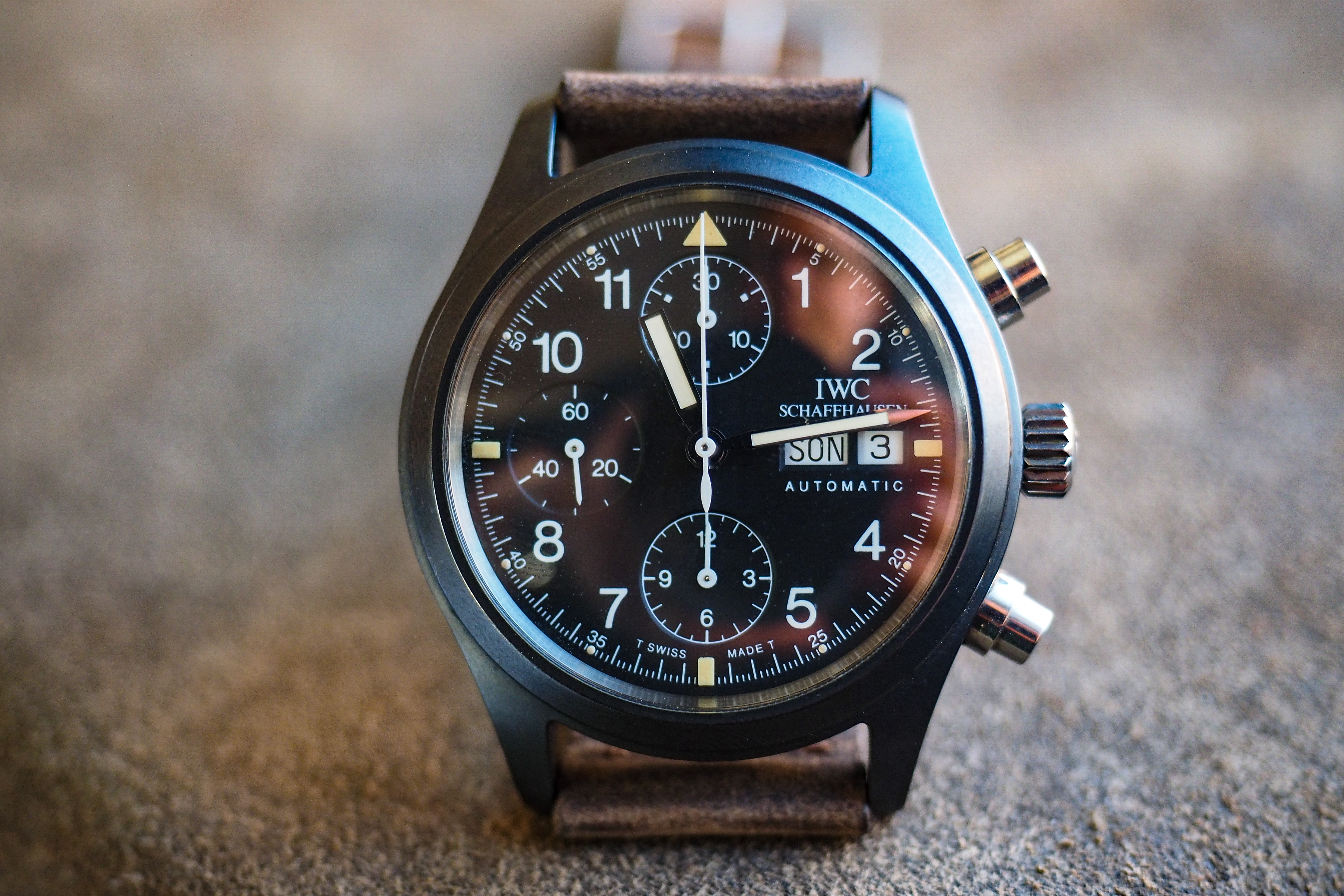 iwc ceramic fliegerchronograph 3705 soldier