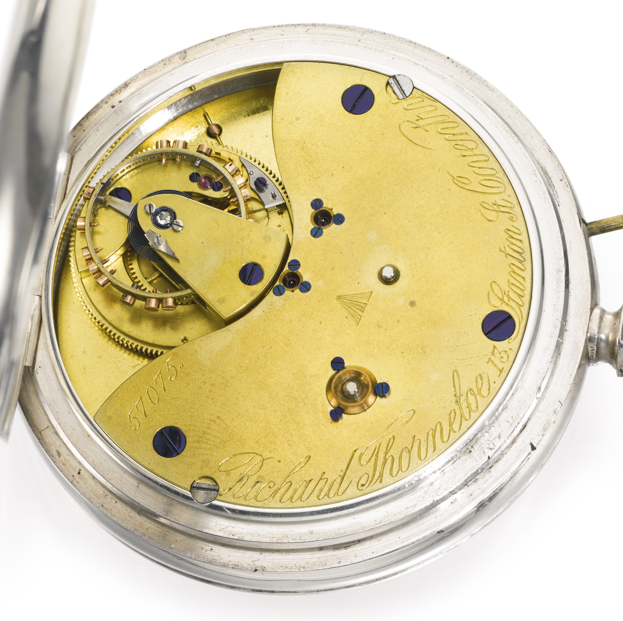 Karrusel pocket watch by Richard Thornloe, Coventry, UK