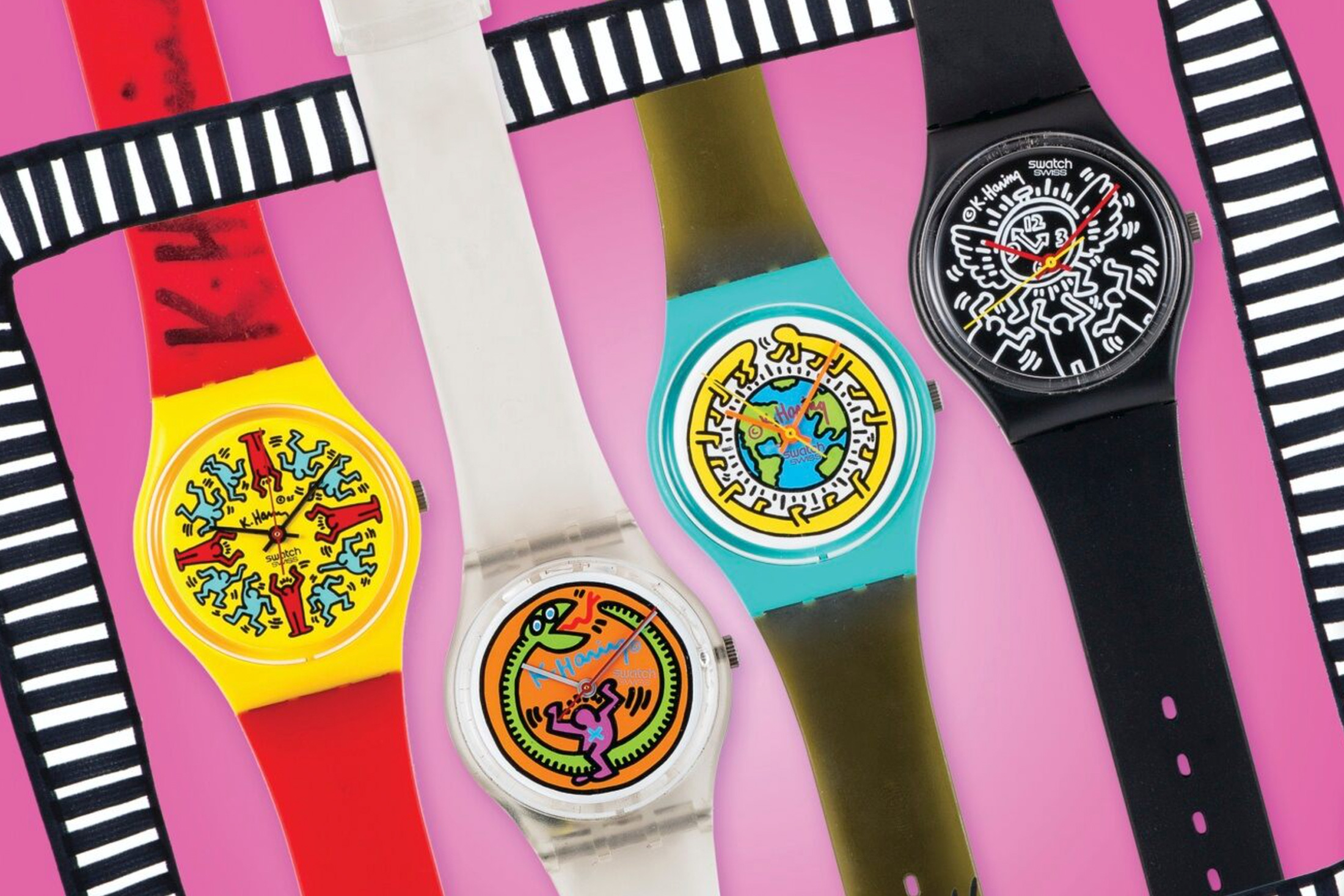 Swatch MoMA ウォッチ 横尾忠則　The City ＆ Design腕時計(アナログ)