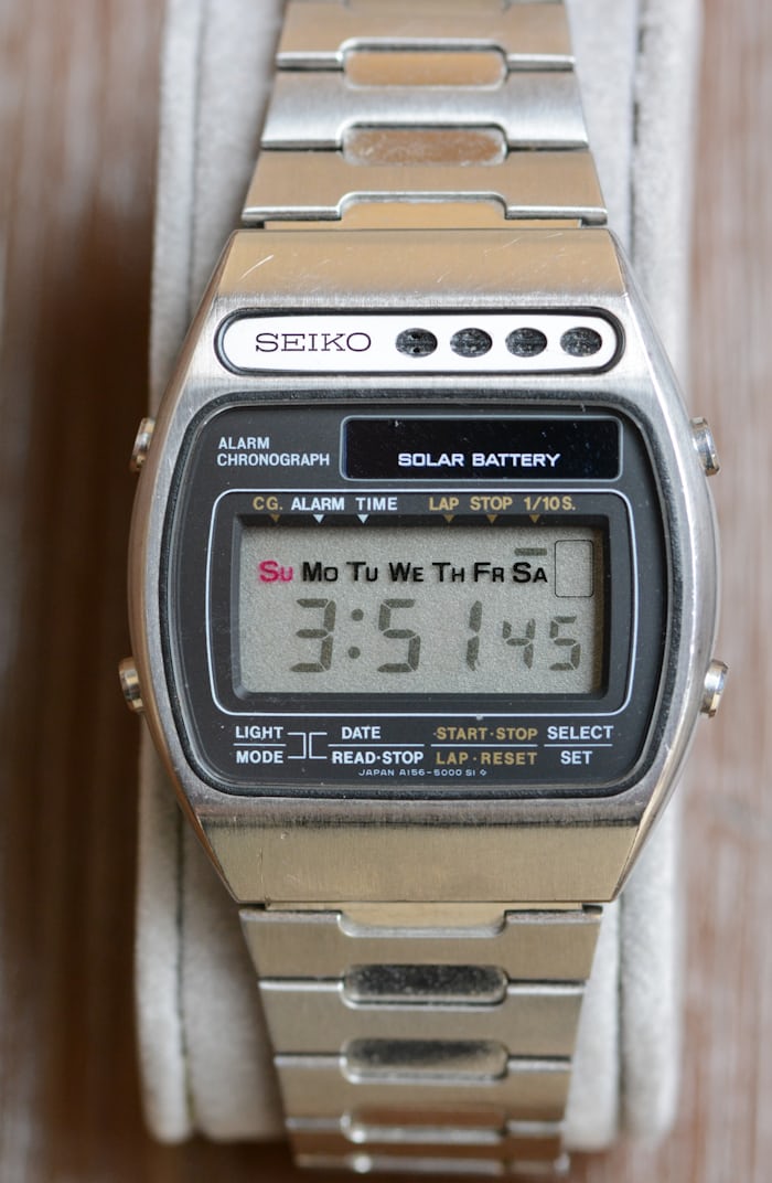 Seiko LCD alarm chronograph 1978