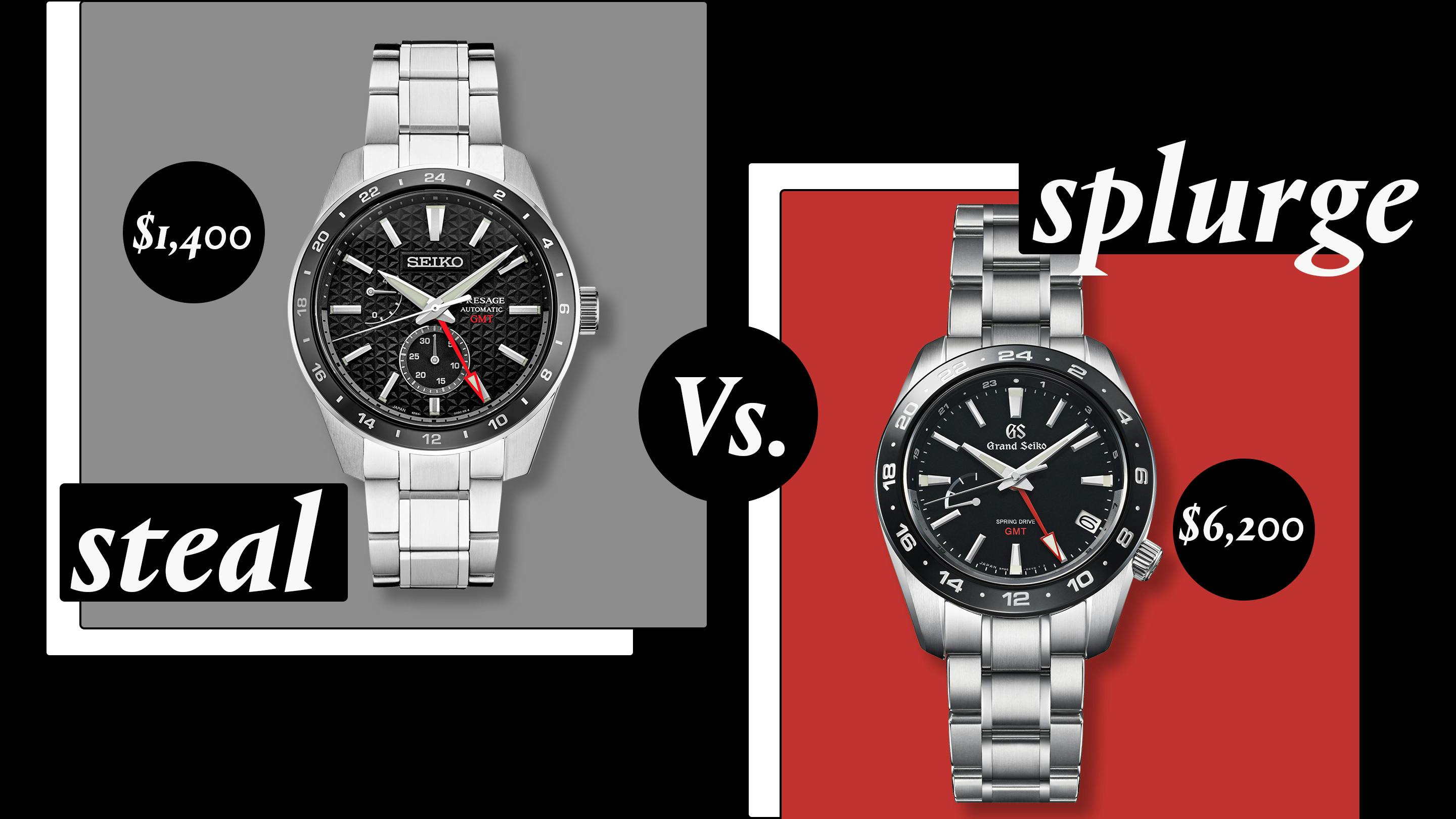 Steal Vs. Splurge: セイコーとグランドセイコーのGMT - Hodinkee 