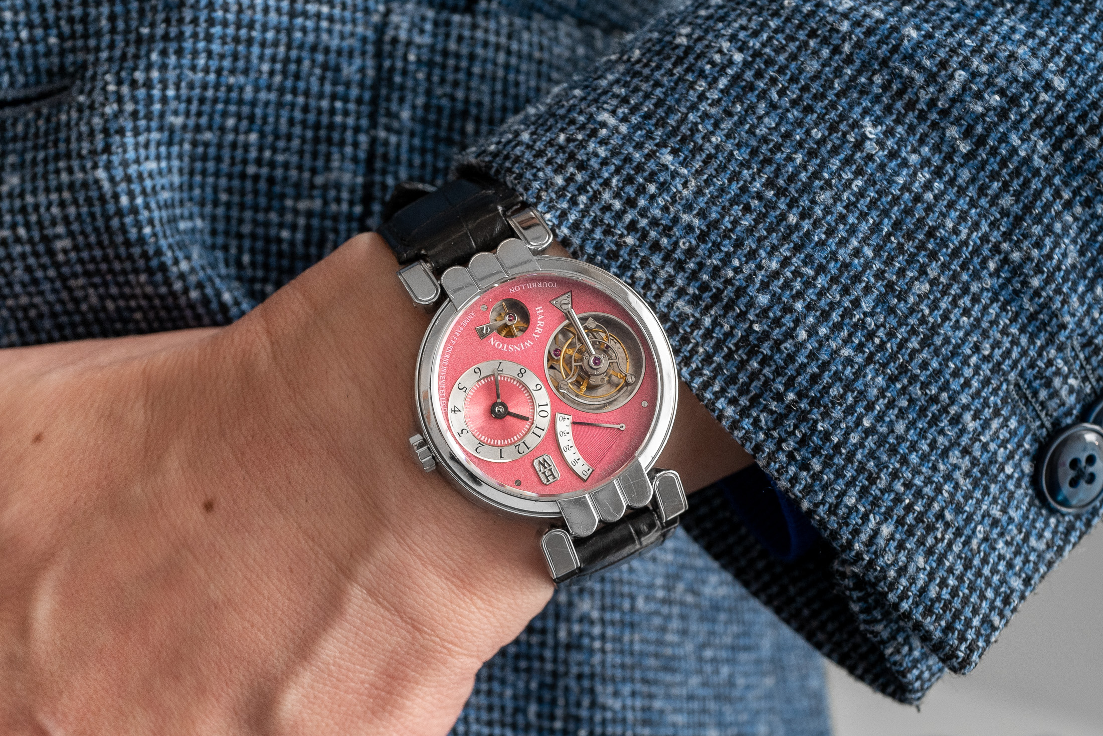 ハリー・ウィンストンとF.P.ジュルヌによるオーパス1 トゥールビヨンのポケットショット