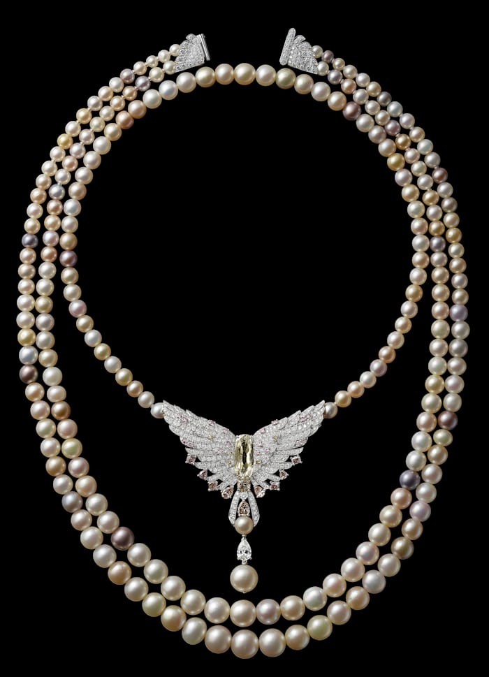 Cartier pearl necklace, 2016, created to celebrate the re-opening of the 653 5th Avenue Mansion