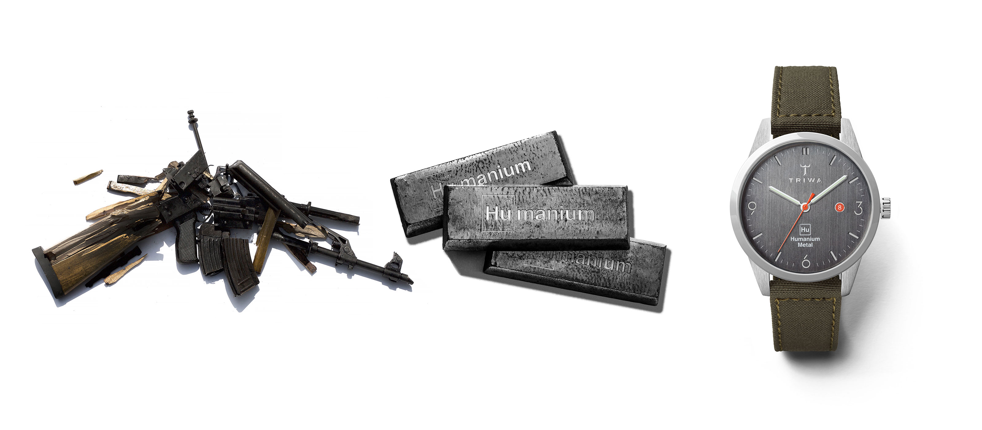 Gunmetal and a watch