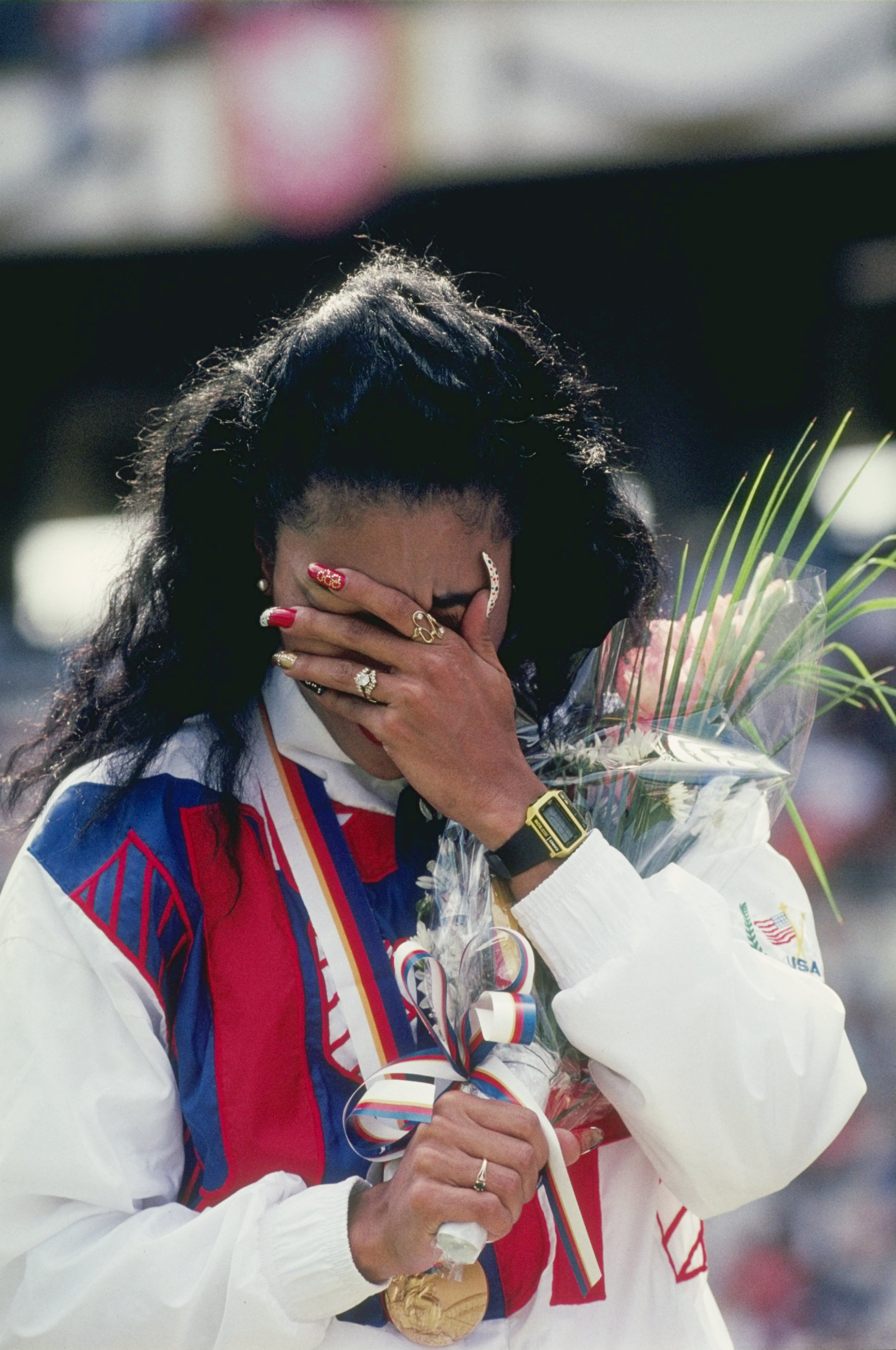 Flo Jo and a Casio watch