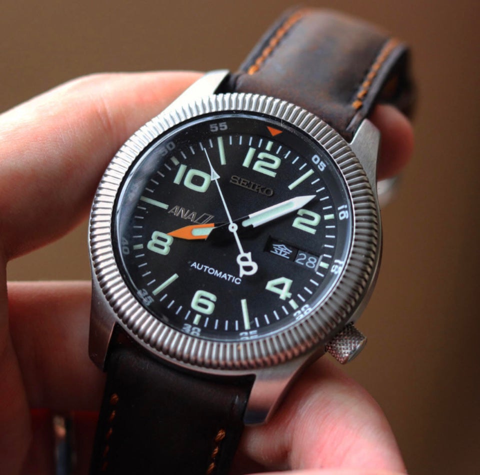 【入手困難】2023年5月OH済 セイコー×ANA コラボ パイロットウォッチ 入手困難】2023年5月OH済 セイコー×ANA コラボ パイロットウォッチ