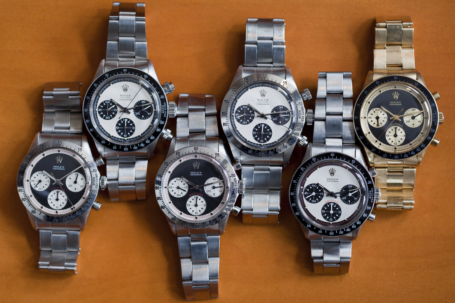 Many Rolex Daytonas