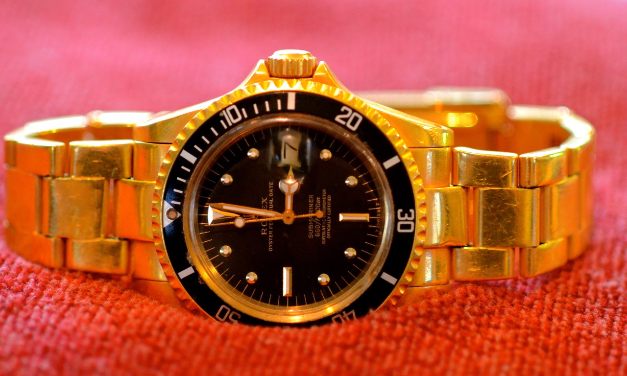 ロレックス サブマリーナ ゴールド バックルのみ ジャンク 傷多 留め具破損 ロレックス サブマリーナ ゴールド バックルのみ ジャンク 傷多 留め具