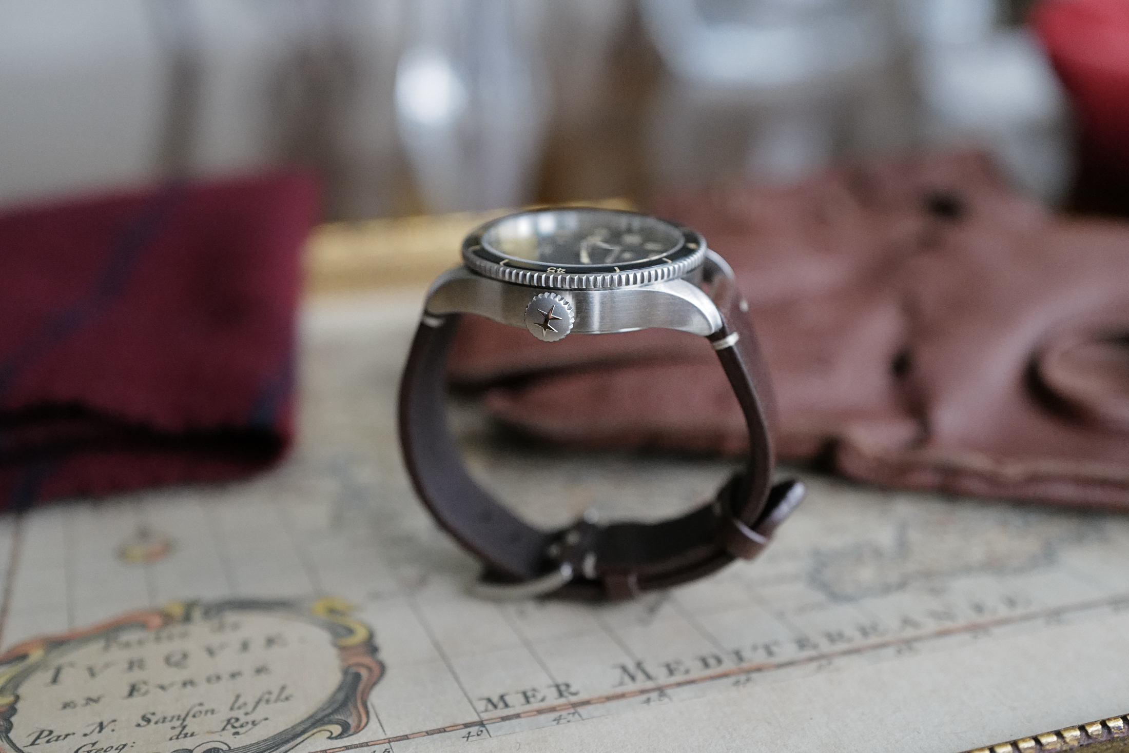 The Hamilton Khaki Pilot Pioneer in 38mm size case profile