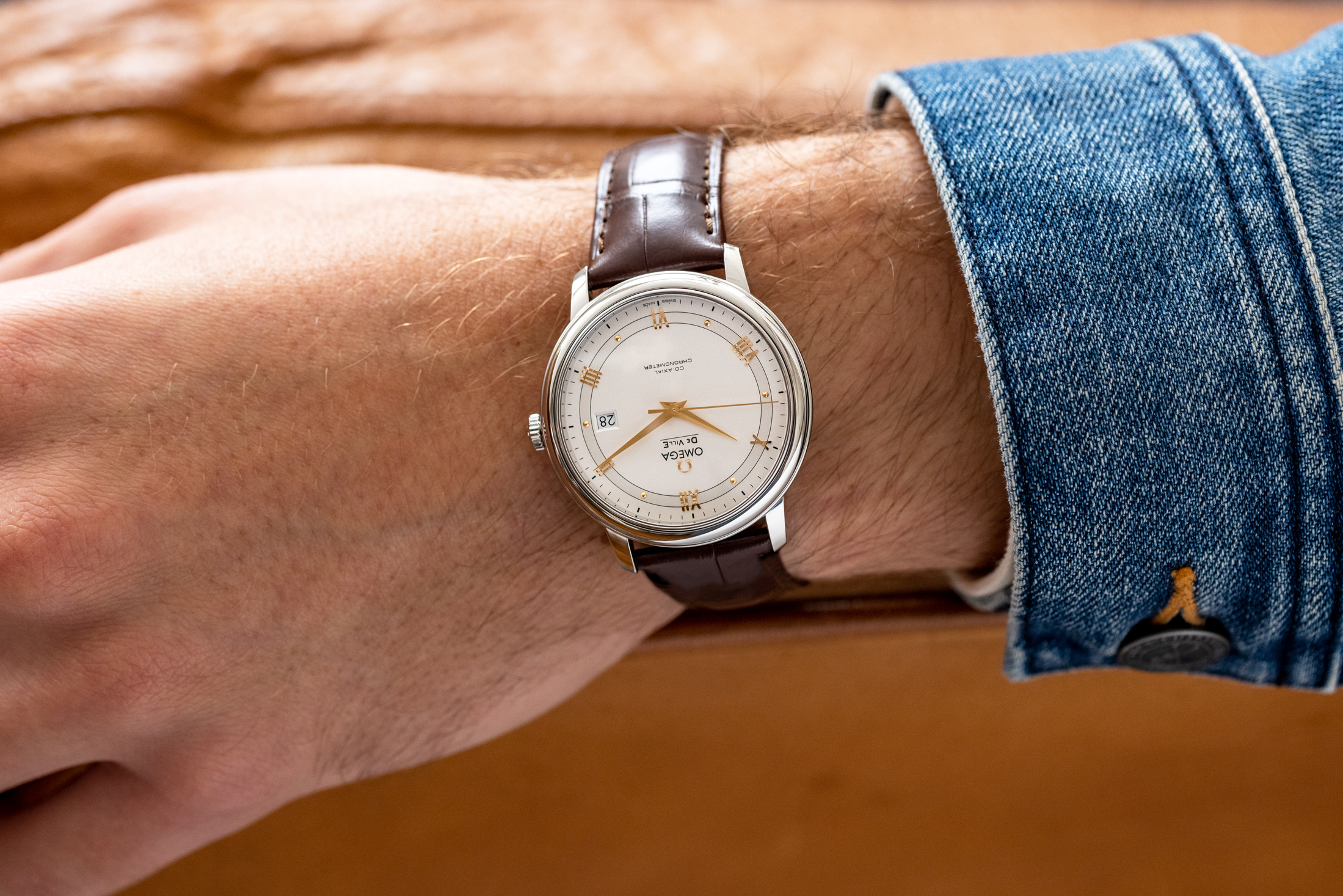 オリジナルデザイン手作り商品 オメガ OMEGA デ・ヴィル プレステージ コーアクシャル 腕時計 腕時計(アナログ)