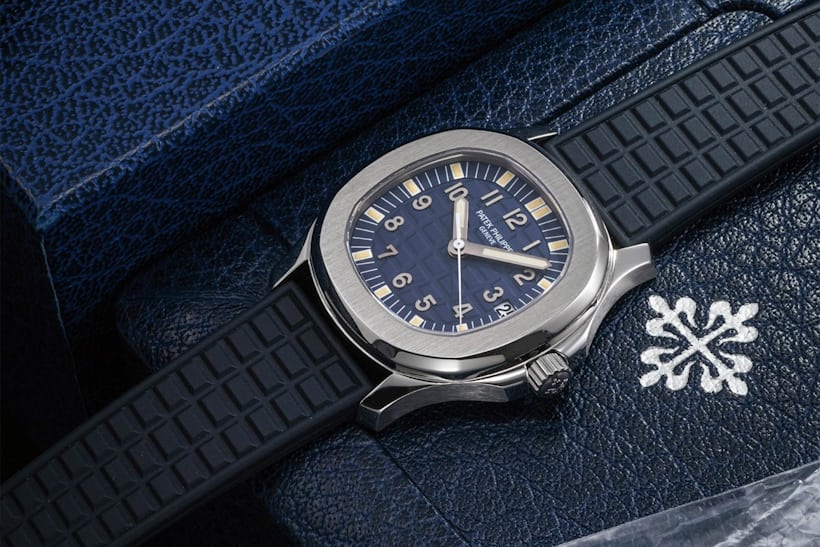 A reference 5006A Japan market Patek Nautilus, with blue dial, Phillips Geneva Watch Auction XIV