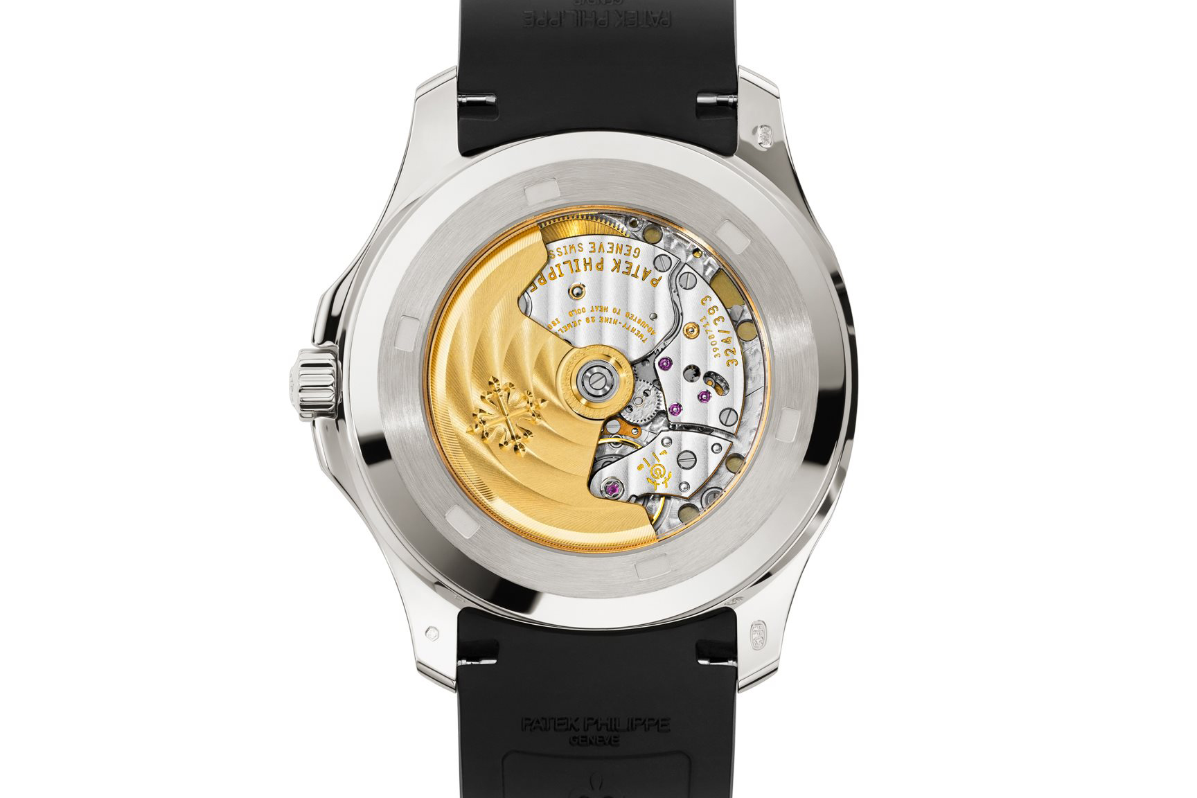 The Patek Philippe Aquanaut 5167A movement caseback photo