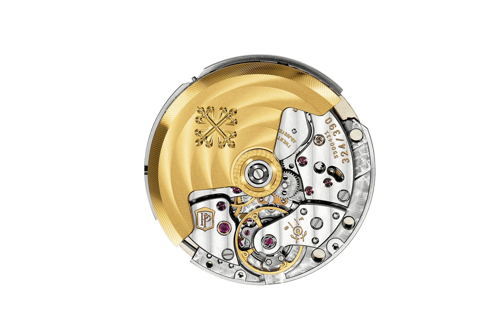 The Patek Philippe Aquanaut 5167A 324 SC Caliber back side