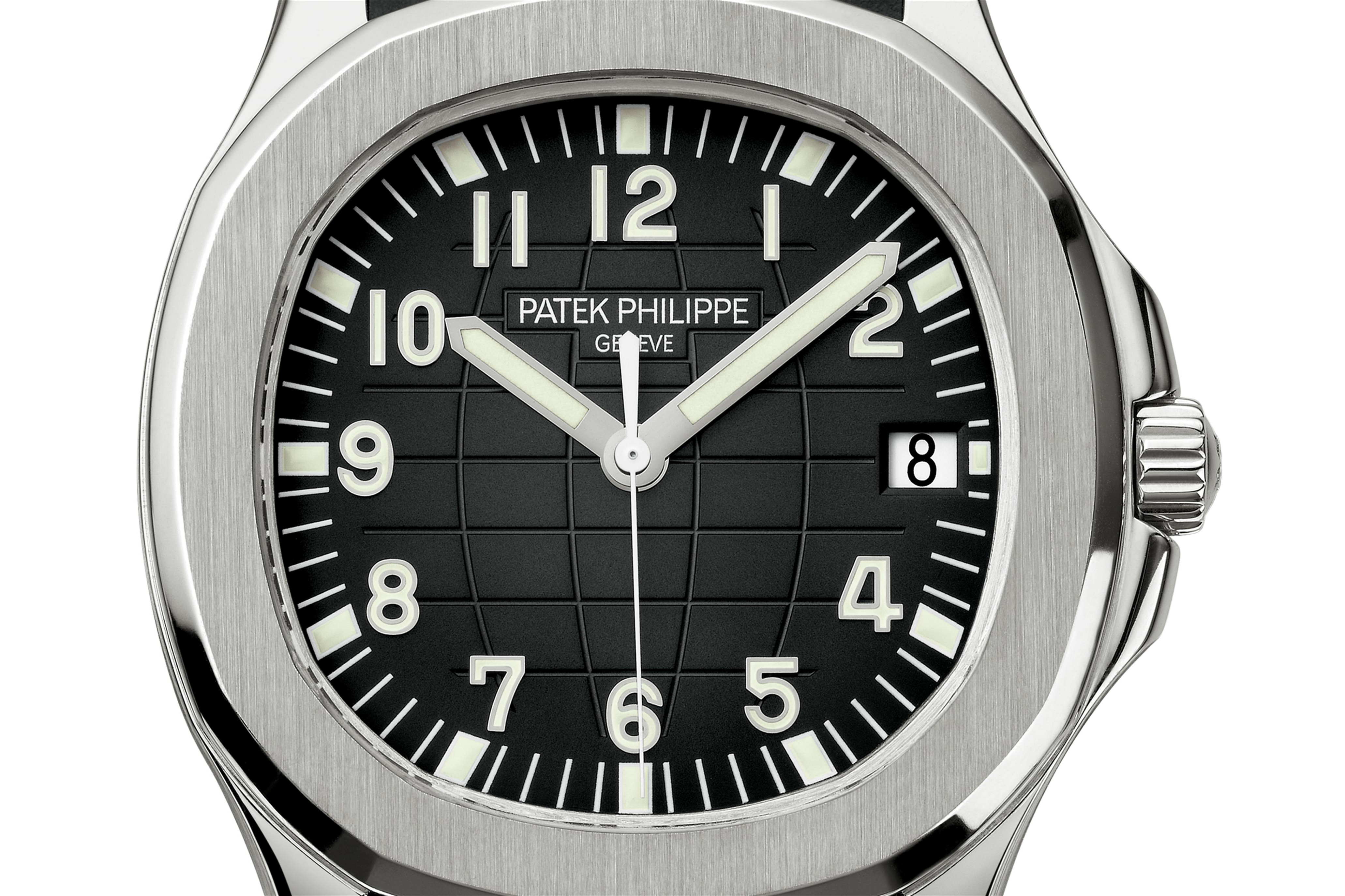 The Patek Philippe Aquanaut 5167A close up