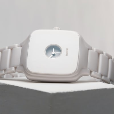White Rado watch and bracelet