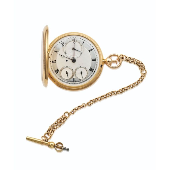 Gold Breguet pocket watch