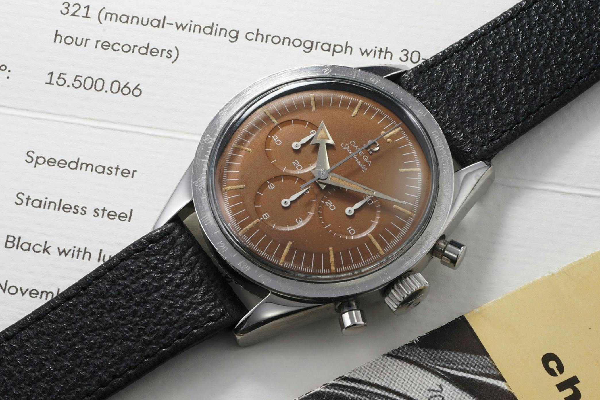Auctions: オメガ スピードマスター 1957年初期のRef. 2915-1が