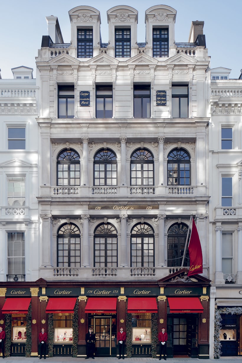 The Cartier store in London