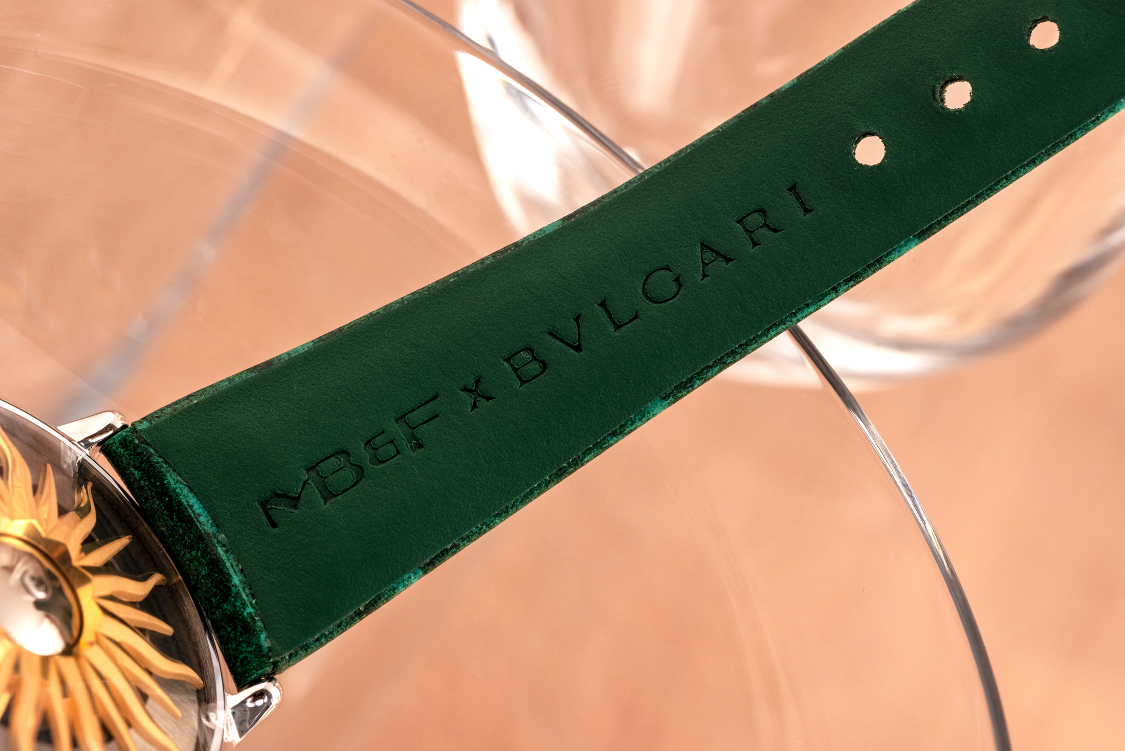 MB&F X Bulgari Legacy Machine Flying T 'Allegra' white gold, strap and lugs